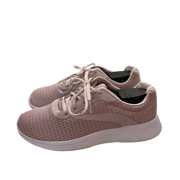 Athletic Works Mesh Trainer Sneakers Memory Foam Pink 8.5 - Picture 4 of 9